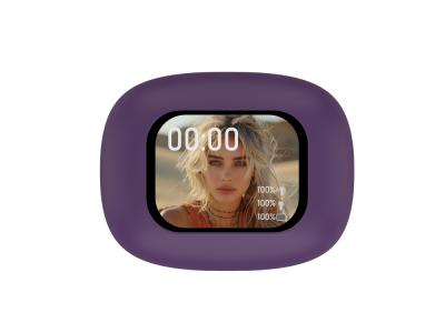 Écouteurs TWS Bolaris LCD Bluetooth 5.4 - Modèle Madrid - Coloris Violet