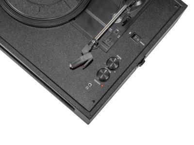 Platine vinyle Bolaris Bluetooth 6 W - Modèle Brasilia - Coloris Noir