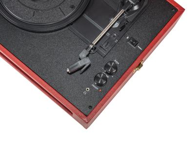 Platine vinyle Bolaris Bluetooth 6 W - Modèle Brasilia - Coloris Rouge