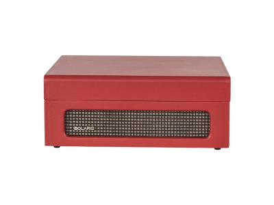 Platine vinyle Bolaris Bluetooth 6 W - Modèle Brasilia - Coloris Rouge