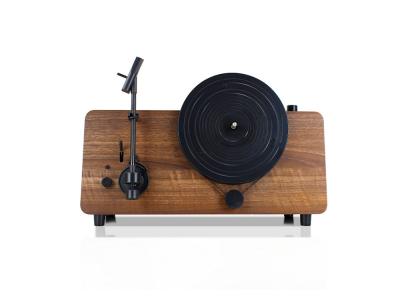 Platine vinyle verticale Bolaris en bois avec fonction Bluetooth 6 W - Modèle Montmartre