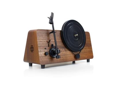 Platine vinyle verticale Bolaris en bois avec fonction Bluetooth 6 W - Modèle Montmartre