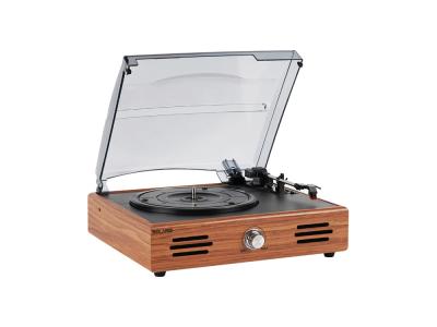 Platine vinyle Bolaris Bluetooth 5 W - Modèle Oxford - Coloris Hêtre